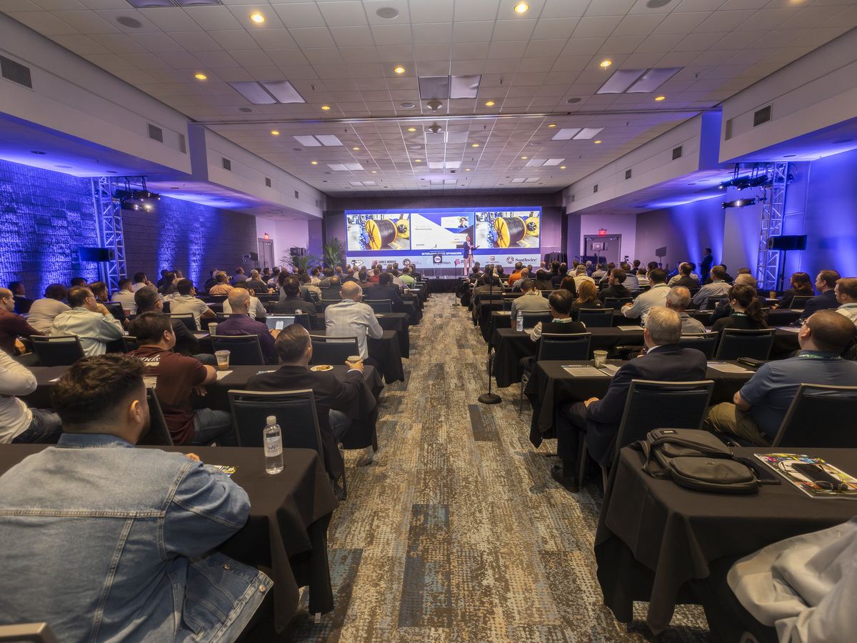 A full conference session room at Interwire 2025